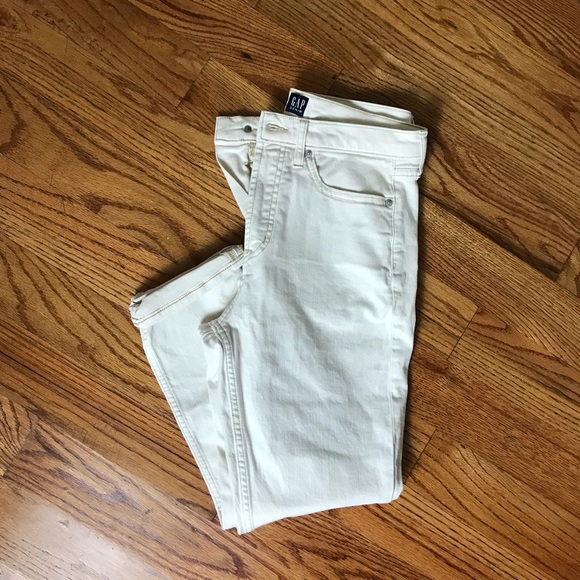 GAP Cream Cigarette Jeans - Picture 2 of 9